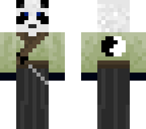 samurai panda yin and yang