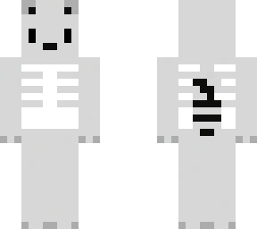 skeleton blue fox