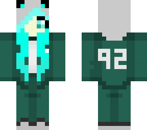 squid game teal girl character