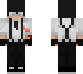 suit with bloody hands