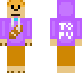 tofu chan skin (purple hoodie)