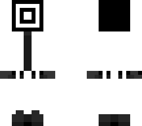white and black squid game square