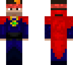 auron con traje de juan