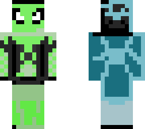 blue and green spiderman