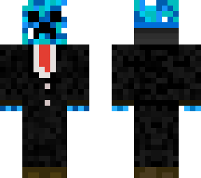 blue creeper in bisnes suit