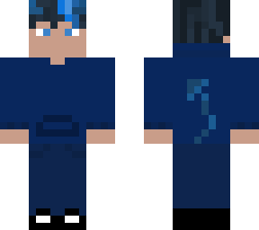 blue demon boy