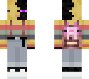 enderman and axolotl