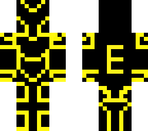 finished yellow lighting armored boy
