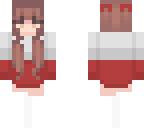 girl in faded sweater