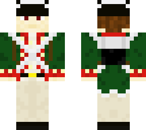 green backpacked colonial soldier