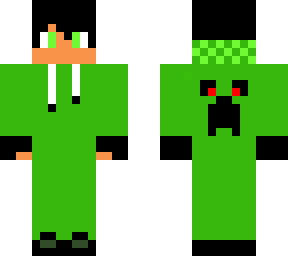 green hoodie man