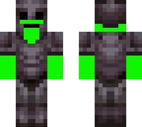 green netherite man