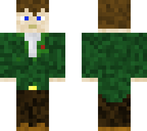 green suit