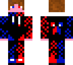 il ragazzo rosso e blu