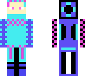 my sister wanted me to make a skin for her. (techno girl?)