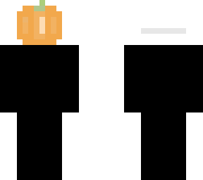 pumpkin mask person (skintober day 14)