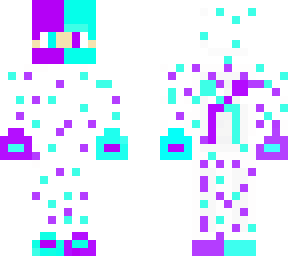 purple teal guy
