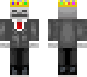 skeleton in suit