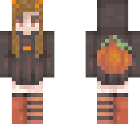 spooky pumpkin girl