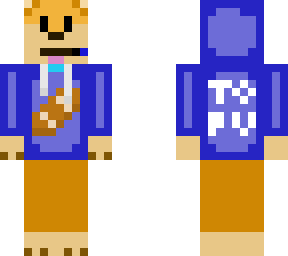 tofu chan gamer skin (blue hoodie)