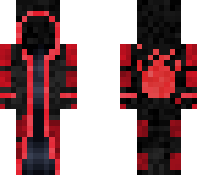 black and red robes