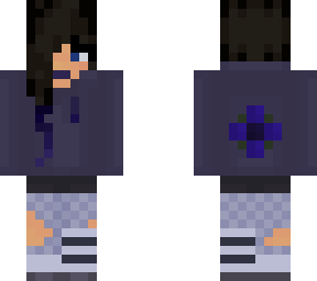 blue hoodie