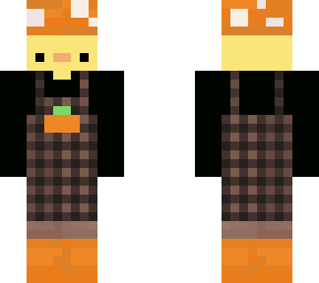 duck pumpkin overalls