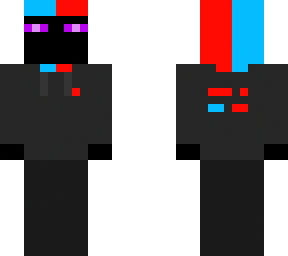 enderman in a shoto hoodie