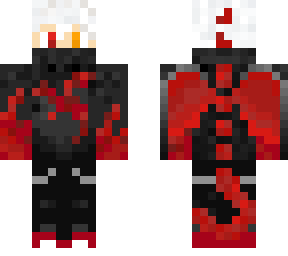 fire dragon with white hair