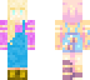 front of overall dress girl