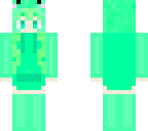 girl in a frog hoodie