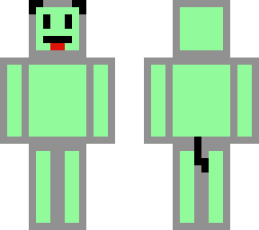 green dog