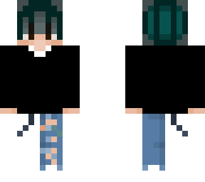 korblox left leg emo boy skin 1