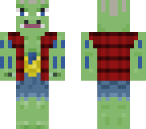machoke shiny flannel and jorts by r