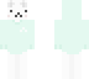mint hoodie rabbit