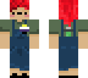my last skin just with red hair