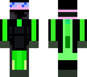 neon green guy