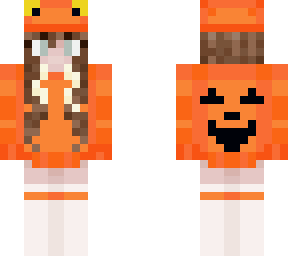 pumpkin girl halloween festive