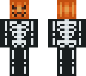 pumpkin skeleton