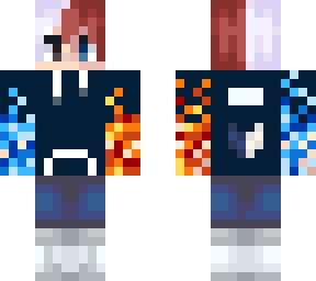 shoto in aot hoodie bnha