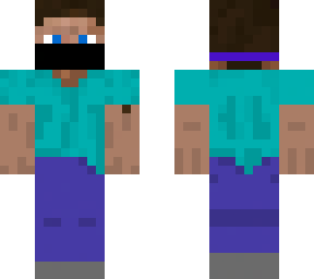 steve wearing mask