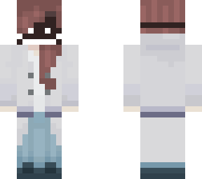 trench coat female mask smile