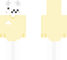 yellow hide rabbit