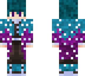 blue and purple zenitsu