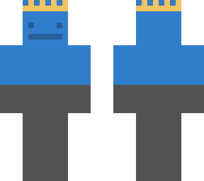 blue axolotol king in a bucket
