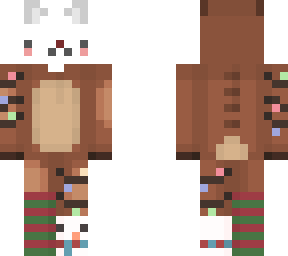 christmas cat white