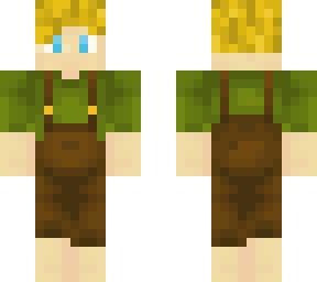 cottagecore overalls (geminitay hermitcraft inspired)