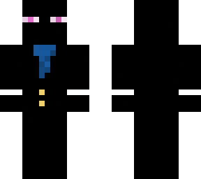 double sided enderman with suit and normal enderman
