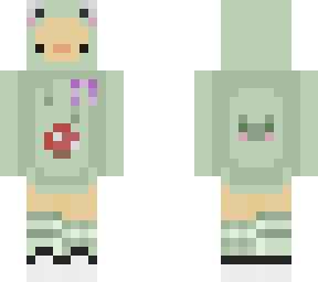 edit of duck in frog costume