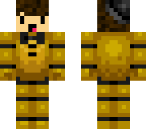 finn in golden freddy suit
